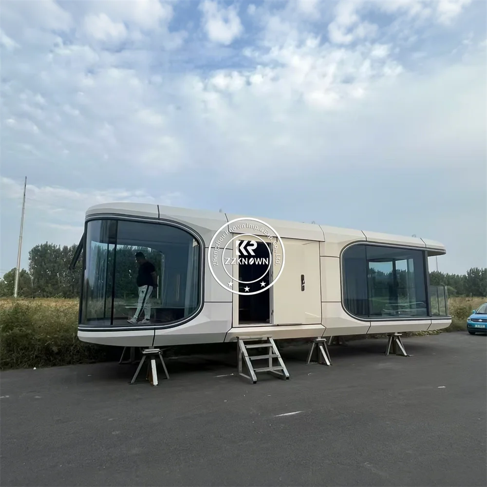 Space Capsule House Prefabricated Modular Pod Home Portable Cabin Insulated Thermal Panels Home For Nature Stay