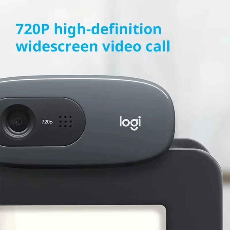 100% Original Logitech C270 C270i HD Webcam 720P Network Built-in Microphone USB2.0 Webcam For PC Chat Camera