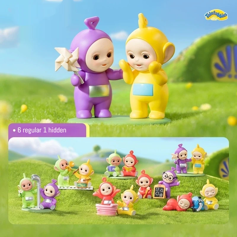 

Teletubbies Companion Series Blind Box Toys Cute Anime Characters Mysterious Surprise Collection Model Handmade Girl Surprise Gi