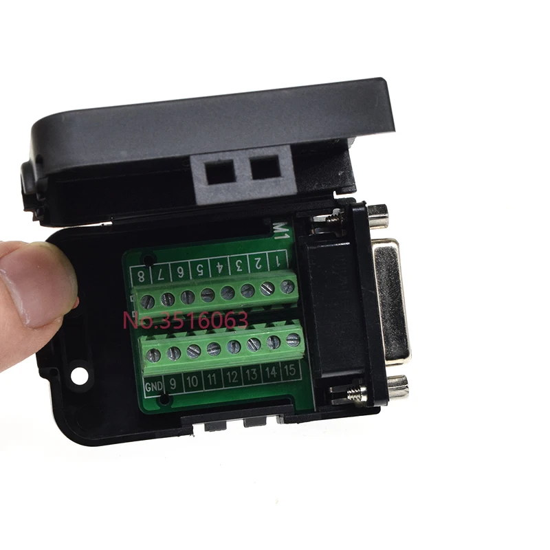 DB9/VGA15/DB15/DB25 Pin Male/Female Plug Serial Port Connector To Terminal Adapter Shell D-Sub RS232/485 Wire Cable Free Solder