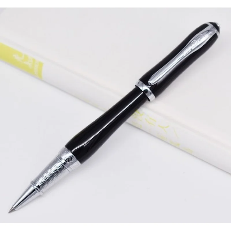 

A+ Duke Elegant Rollerball Pen with Refill, Fashion Black Smooth Writing for Office