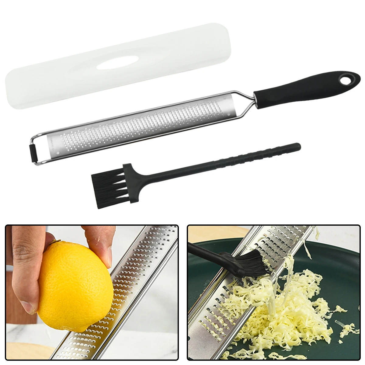 

USEFUL Multifunctional Rectangular Stainless Steel Grater Tool Chocolate Lemon Grater Cheese Slicer Fruit Peeler Kitchen Gadget