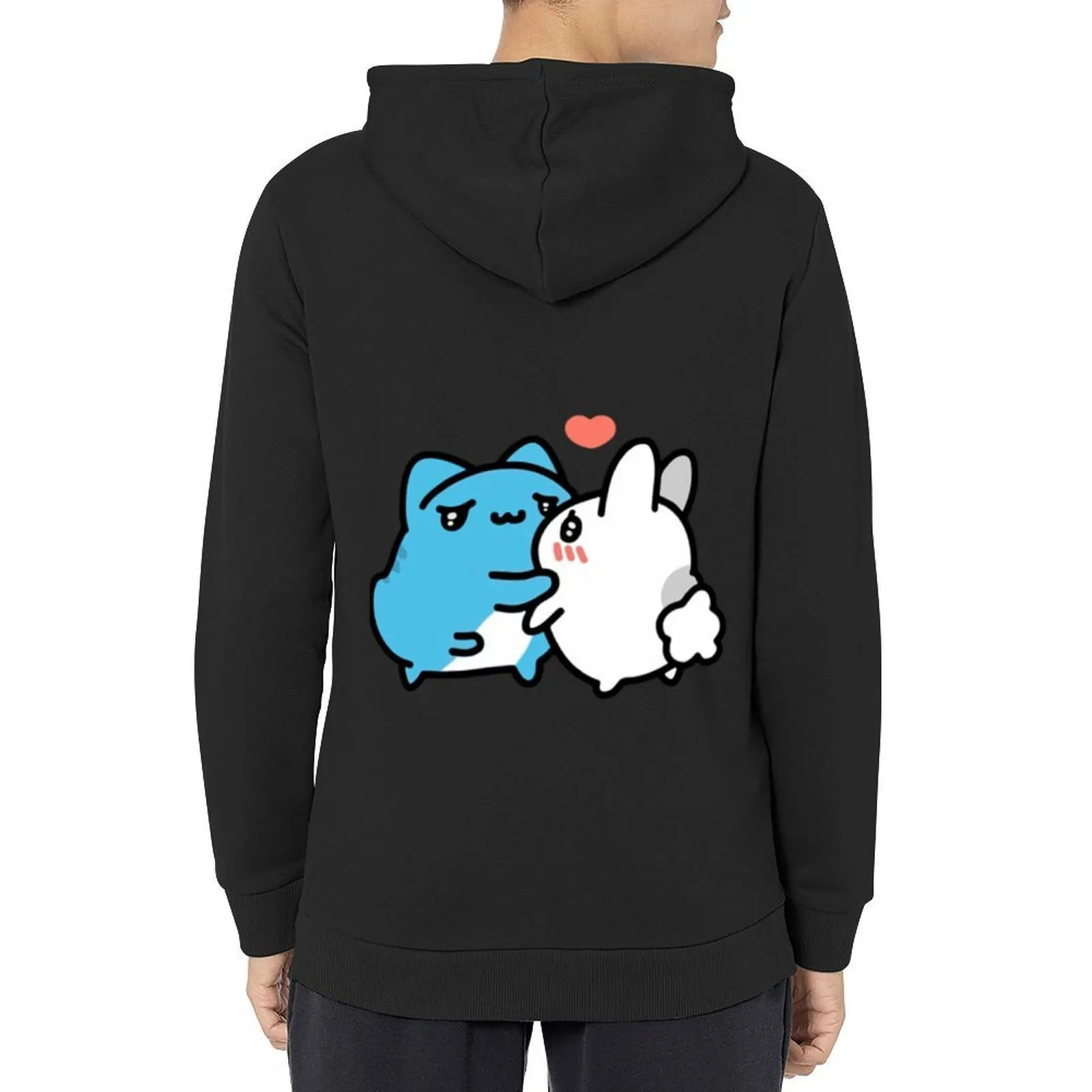 

Bugcat Capoo Hoodie men's sweat-shirt set japanese style clothes for men korean style clothes tracksuits