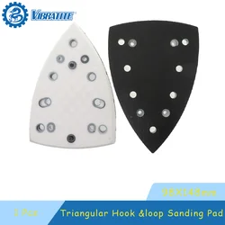 148X98mm Triangular Hook &loop Sanding Pad 11 Holes Replacement Plate for Festool DTS 400 REQ Polishing and Sanding Metal Wood