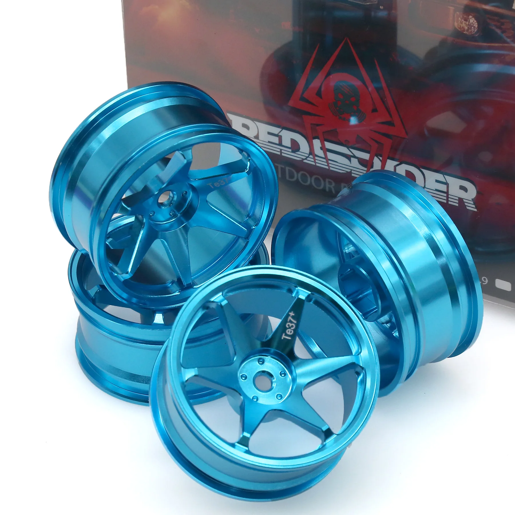 

4PCS 1.9" Metal On-Road Drift Wheels for 1/10 RC Car | Upgrade for Traxxas HPI Kyosho | Lightweight Hubs