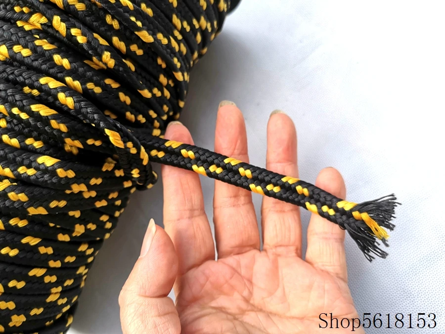 200-500cm black and yellow wide sword binding rope Rope For Japanese Katana sword wakizashi tanto