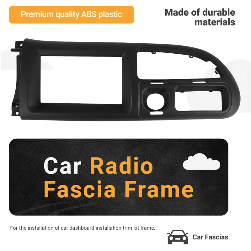 

AS-2Din Car CD Radio Stereo Fascia Panel Frame DVD Frame Panel Adaptor Fitting Kit For Ford Transit 2006-2013