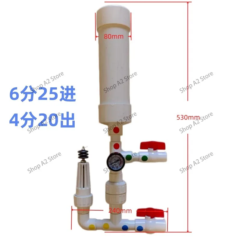 PVC Water Hammer Pump Self‑Priming Outdoor Water Lifting Equipment No Fuel No Electricity Agricultural Replacement Spare Part