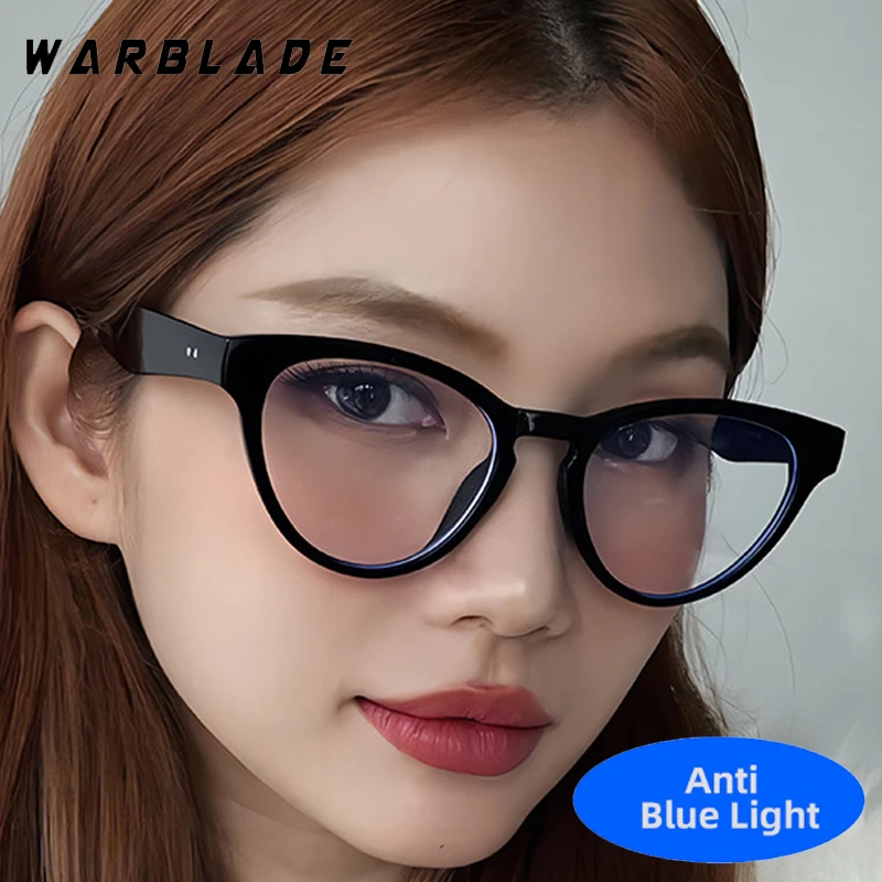 

Vintage Designer Small Frame Cat Eye Rice Nail Decorate Optical Men And Women Glasses Computer Games Anti-Blue Light Eyeglasses