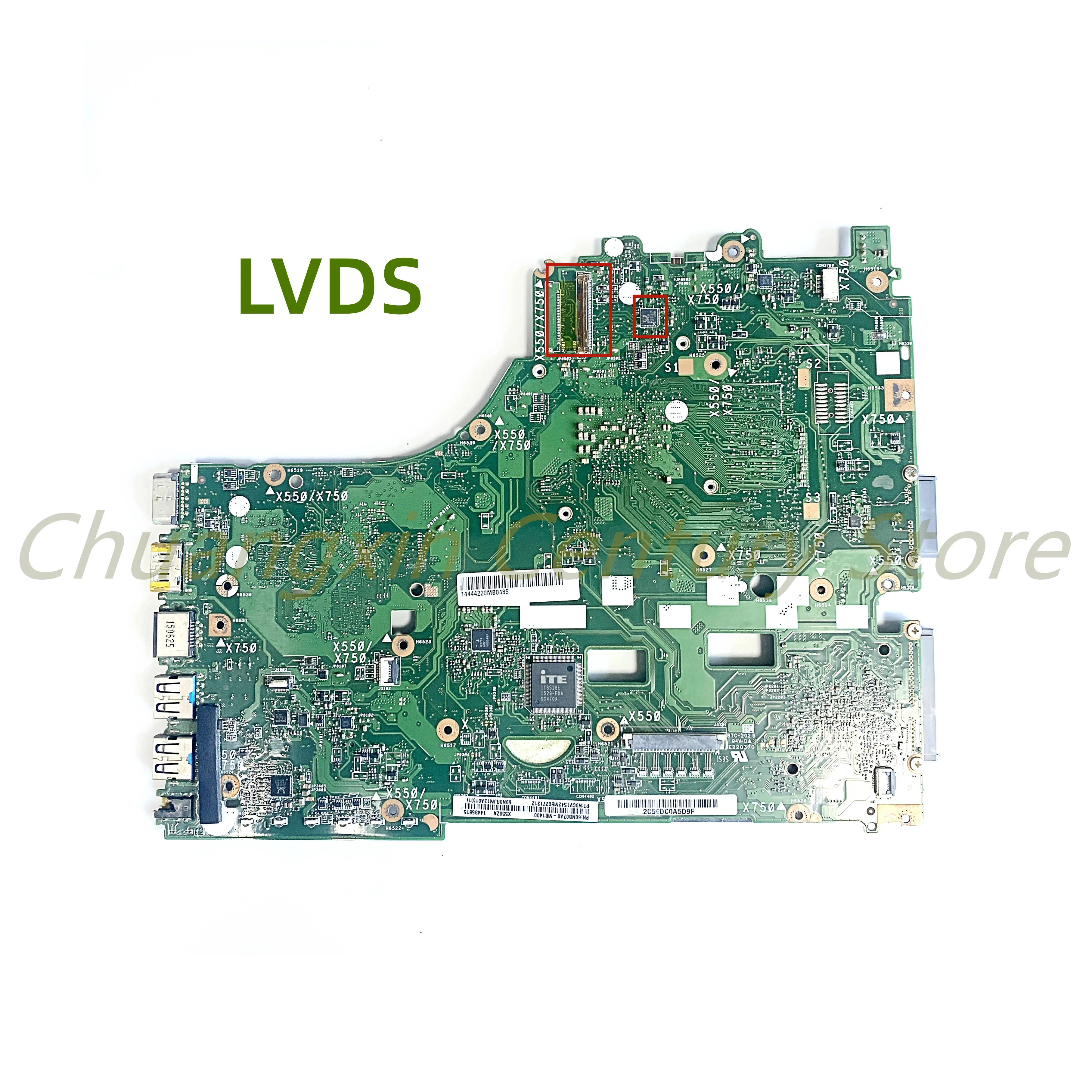 Suitable for ASUS X550/X750 X550DP X750DP A550D F550D K550D Laptop motherboard X550/X750 with A10-7400 CPU UMA or V2G 100% Test