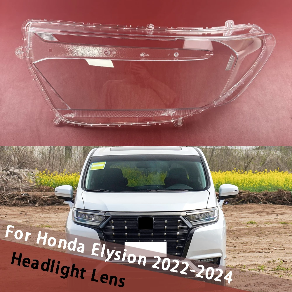 For Honda Elysion 2022 2023 2024 Vehicle Accessories Lights Cover Headlight Lights Glass Car Headlight Lens Cover Lights Shell