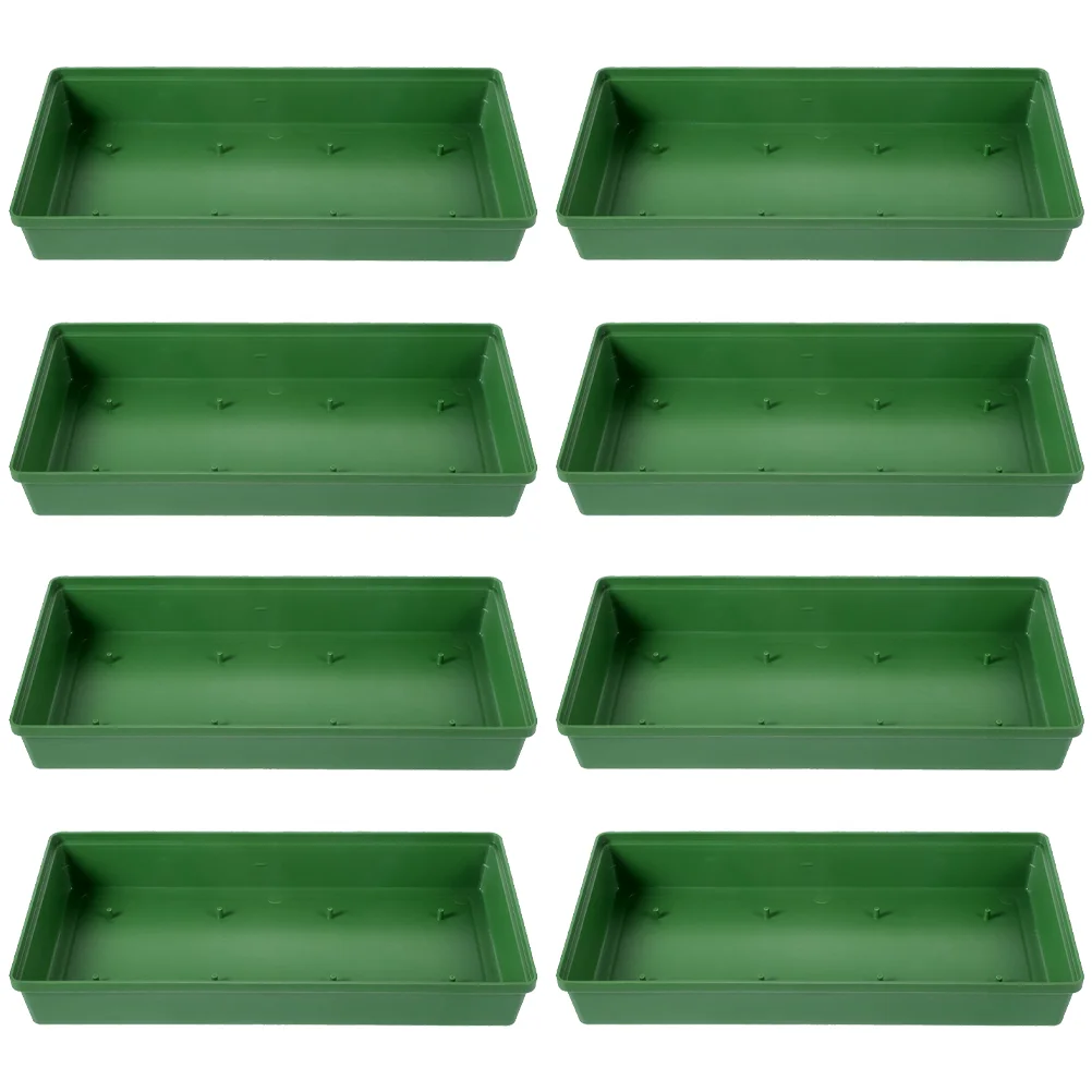Plateau de boue de jardinage pour arrangement de fleurs en mousse, boîte de fournitures en plastique Floral 8 pièces