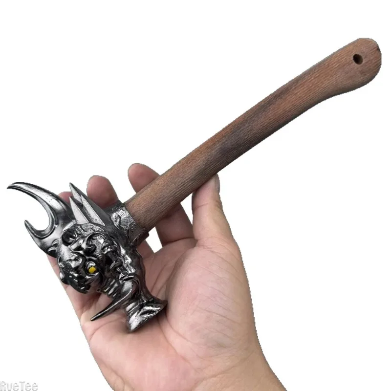 

Claw Hammer, Wild Boar Hammer Stainless Steel Novelty Tool, Multifunctional Outdoor Camping Nail Hammer for Men Collectible Gift