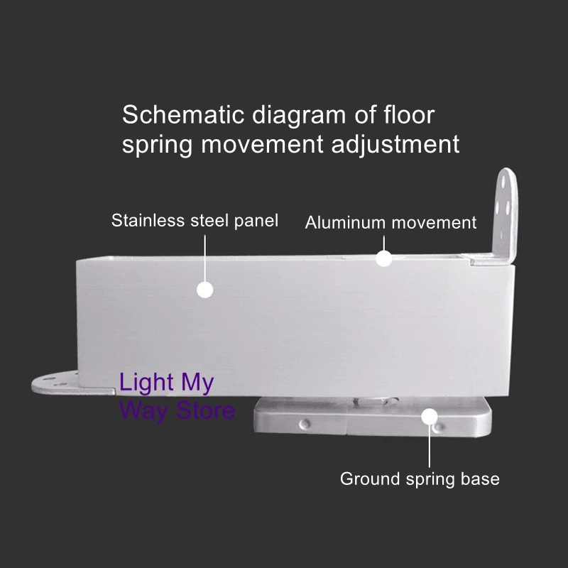 HPF-80 Hydraulic Floor Spring, Non Drilling Wooden Door, Floor Decoration