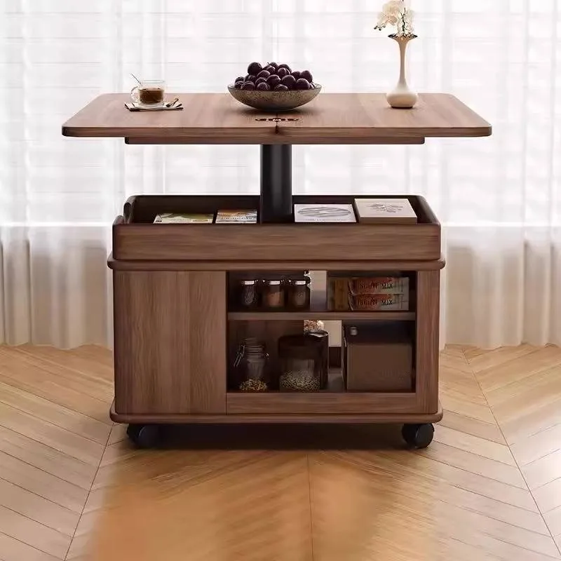 

Luxury Modern Coffee Tables Design Multifunction Wooden Floor Nordic End Table Salon Space Saving Mesa De Centro Furniture Home