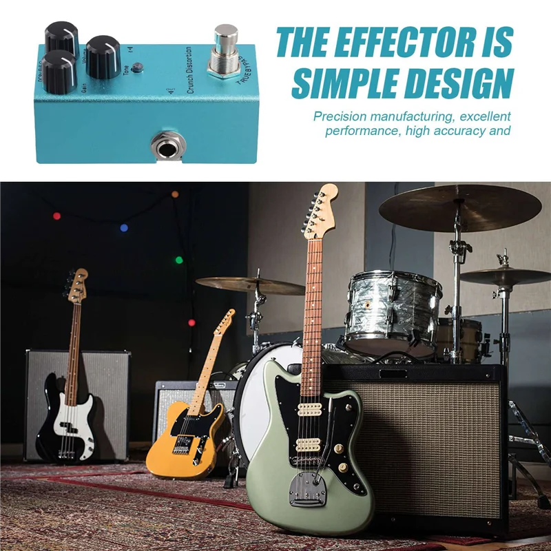 

ABHS-2X Mini Electric Guitar Effect Pedal Electric Guitar Pedal Distortion For Electric Guitar