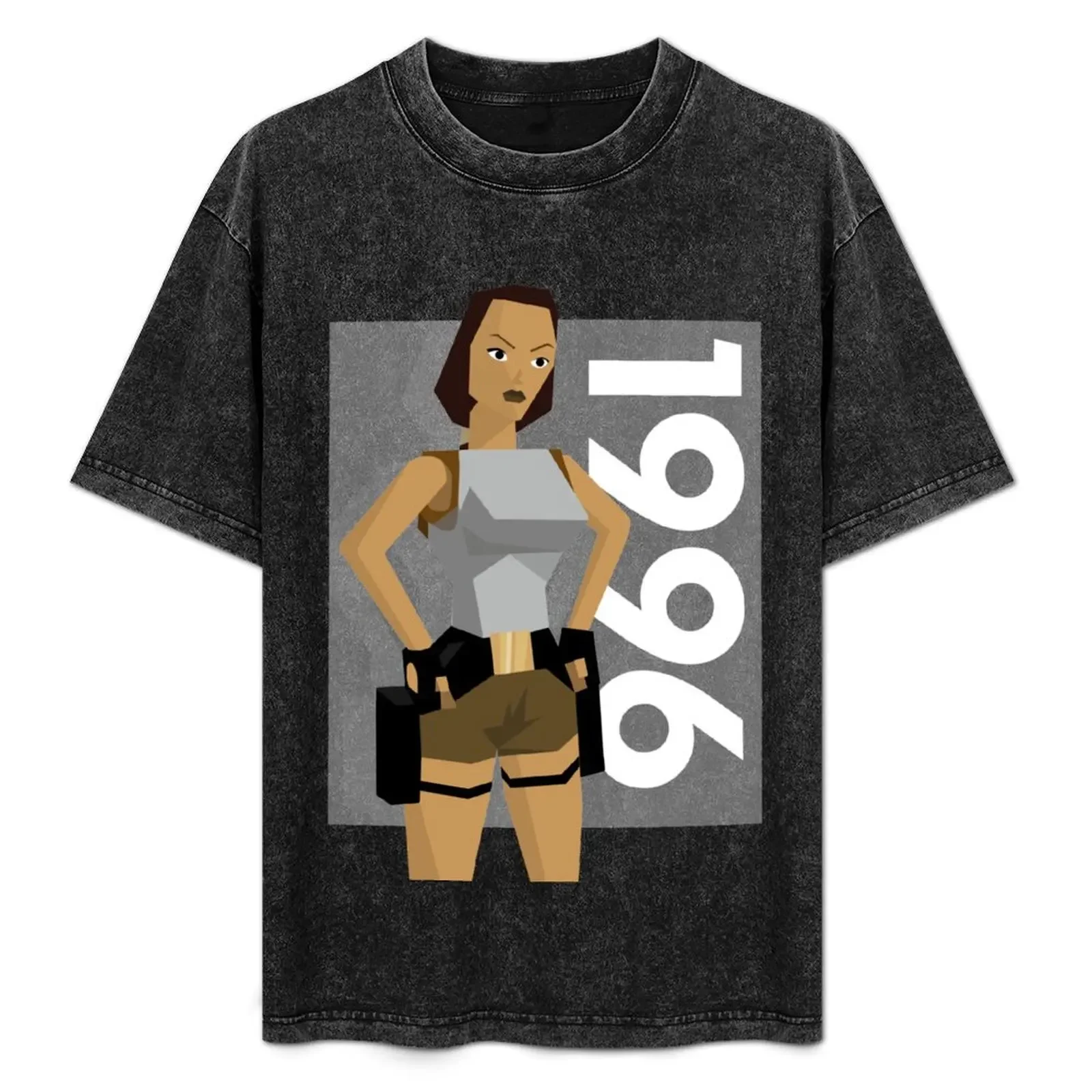 Camiseta Lara Croft 1996 que absorbe la humedad y se seca rápidamente