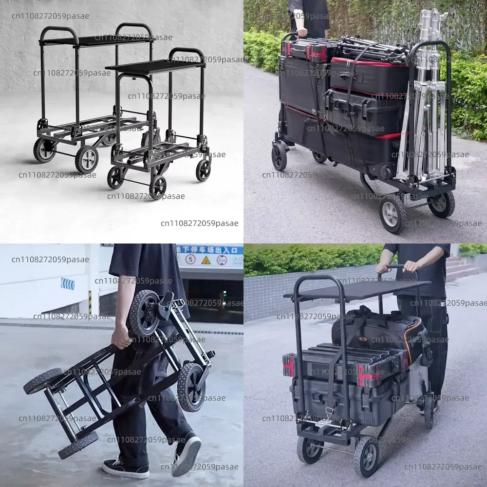 Aluminum Alloy Foldable, Expandable, Lightweight, Portable Production Cart