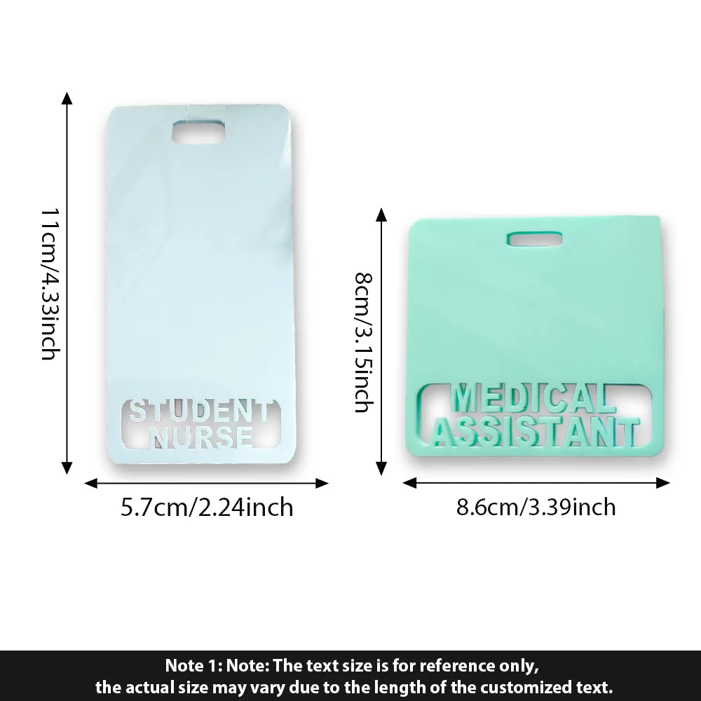 Customized nameplates are suitable for daily use and can be given to family and friends
