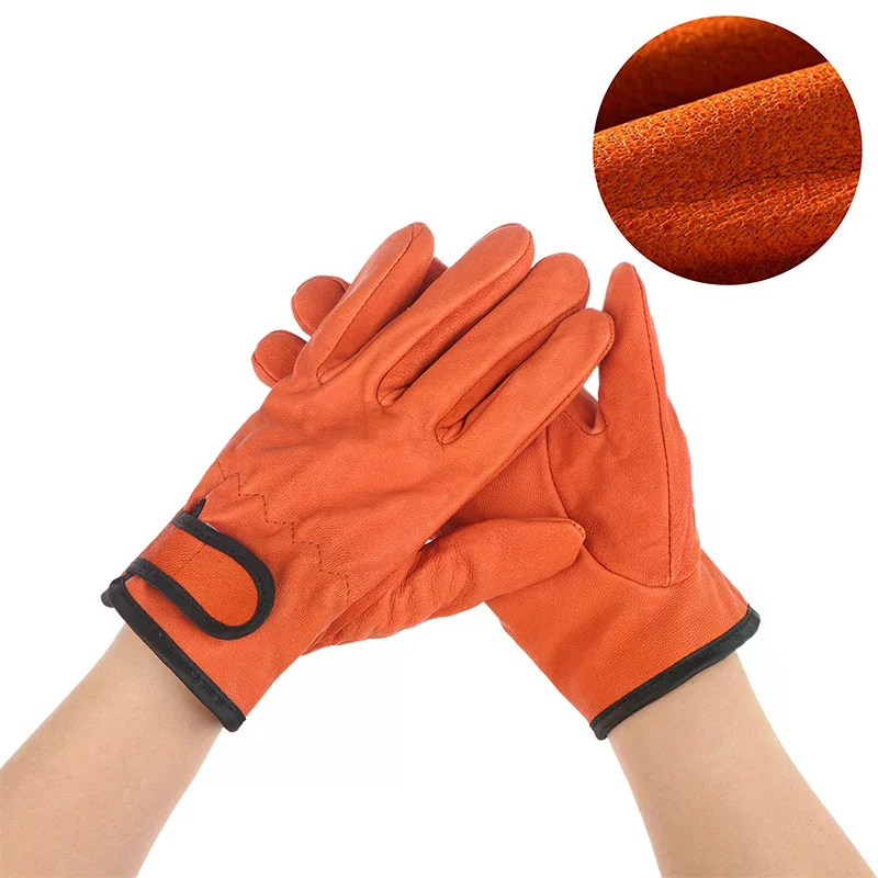 

Work Gloves Cowhide Leather Welding Heat Resistant Security Protection Safety Work Gloves For Welder Labor Supplies