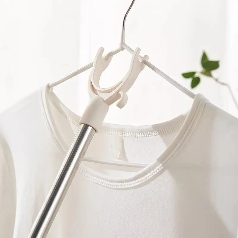 Telescopic Clothes Pole Adjustable 40-70cm, Retractable Non Slip Closet Rod Stainless Steel Spring Lock Wardrobe Laundry RV Dorm