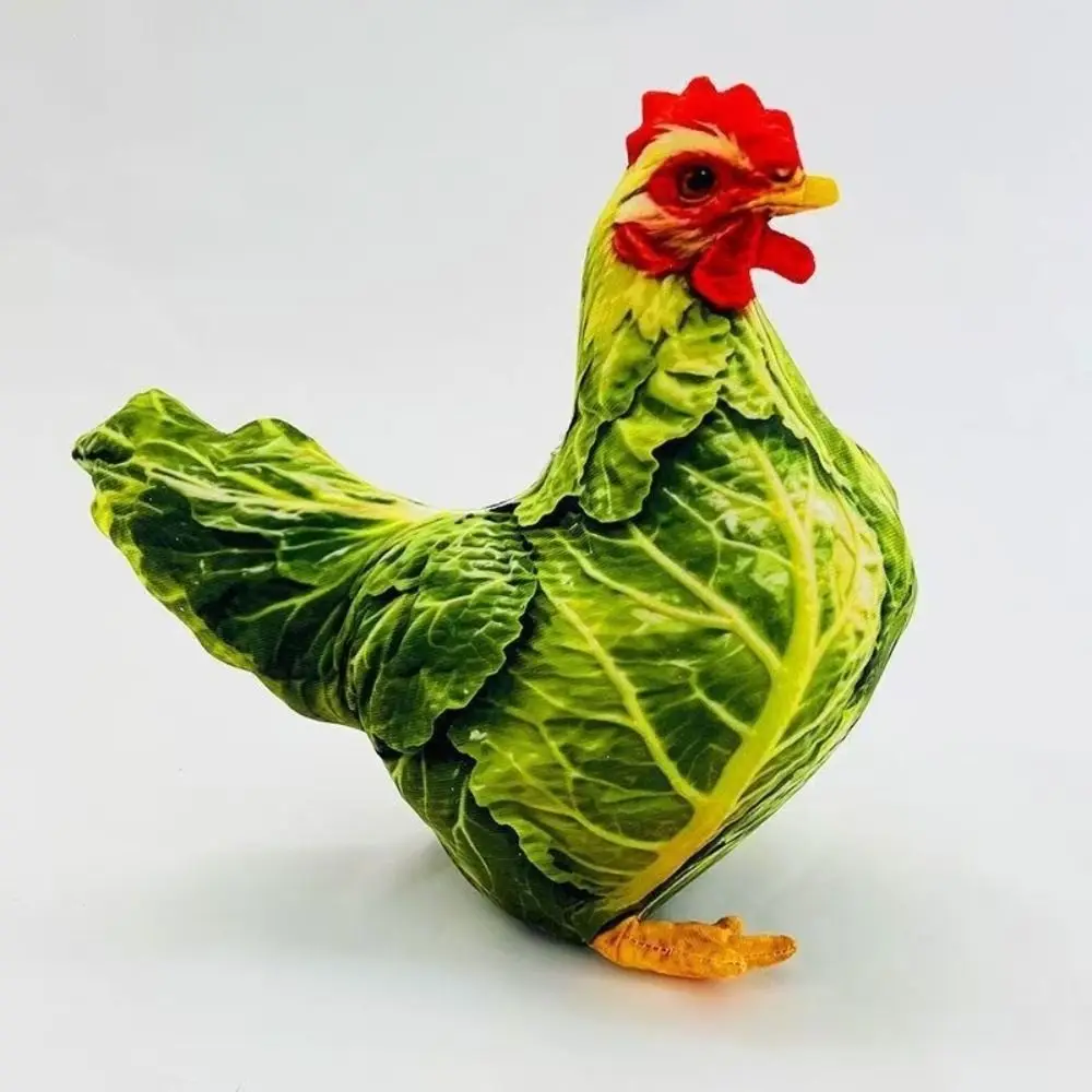 Material Animal Body Pillow 30cm Size PP Cotton Filled Animal Cushion 35cm Soft Texture Poultry Throw Pillows For Men