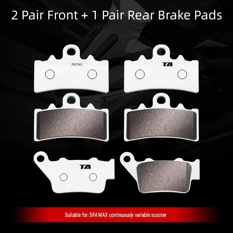 For VOGE SR4 MAX Carbon Copper Based Brake Pads Comfortable Brake Feel Anti-Fade High Copper Content Disc Brake Pads