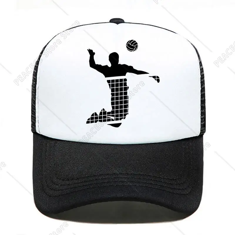 Sports Men Woman Unisex Baseball Cap Volleyballer Outdoor Sun Hat Adjustable Sports Caps In Mesh Hat