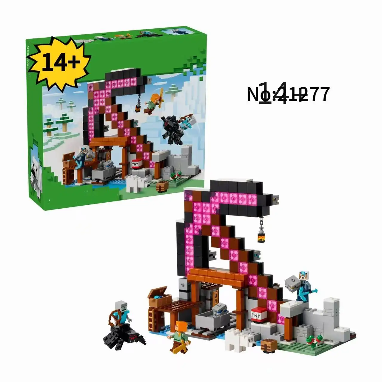 En stock, ensemble de pioches New World, objet de collection, idéal comme cadeau pour les garçons et les filles, compatible avec LEGO