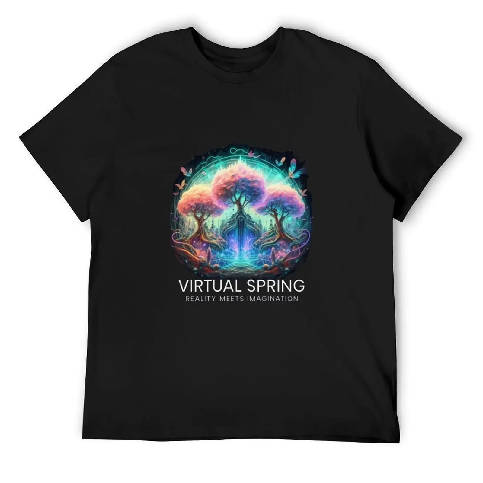 

Celestial Spring Serenity T-Shirt vintage clothes summer shirt Clothing outfits for men