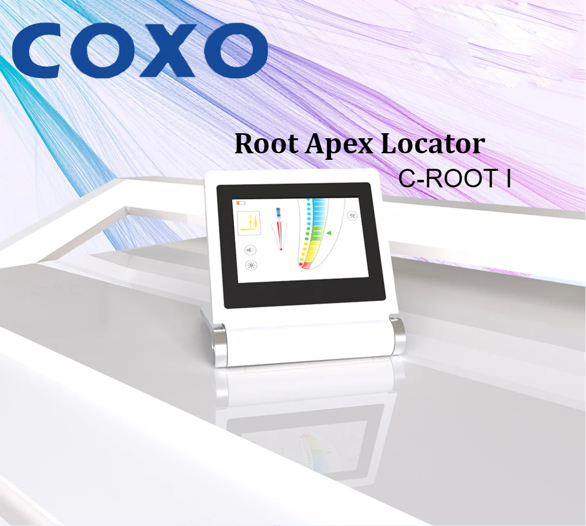 COXO C-ROOT I+ Localisateur d'apex dentaire Testeur de longueur de canal radiculaire Instrument de mesure portable à grand écran couleur