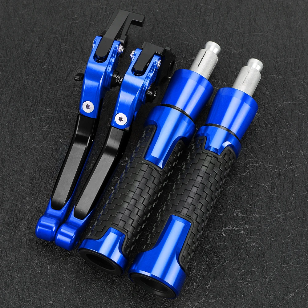 

Motorcycle Foldable Brake Clutch Levers 22MM 24MM Handlebar Knobs Handle Grips Ends For YAMAHA TMAX 500 530 2008 -2016