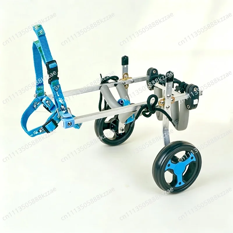 4-Wheel Lightweight Pet Wheelchair - Universal for Dogs & Cats, Mobility Aid for Senior & Hind-Limb Disabled Pets