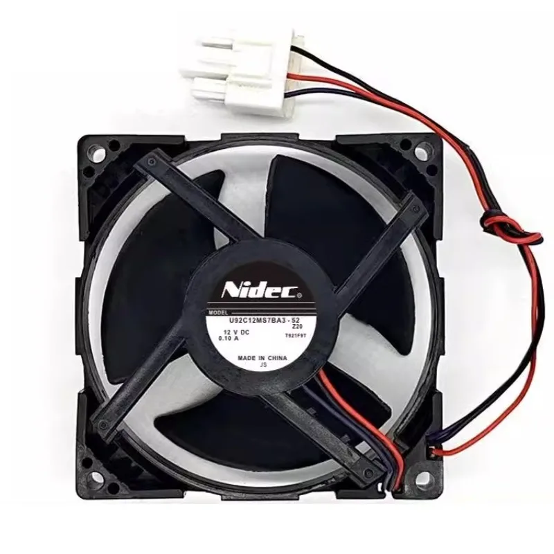 New Cooler Fan Radiator for Nidec BCD-182WL Freezer Fan U92C12MS7BA3-52 Z20 Motor Accessories 12V