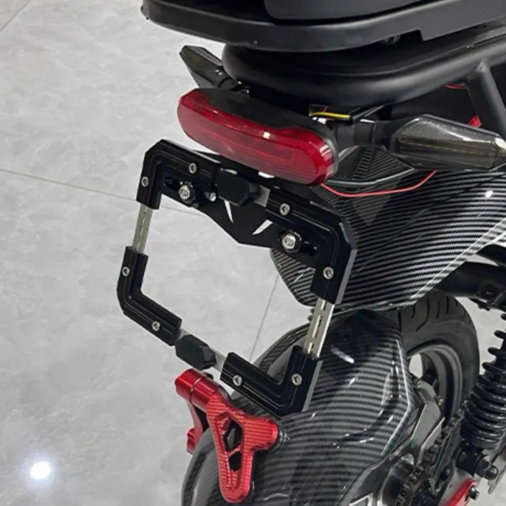 Motorcycle Accessories Scooter Individuality License Plate Frame License Plate Telescopic License Plate Universal