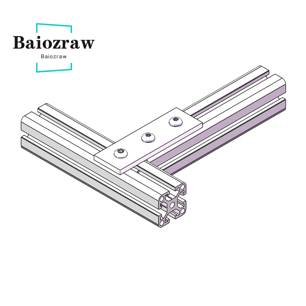 2020 Joining Plate Openbuilds Three Hole Connecting Plate 4x18x60 Two Hole Connecting Plate 4x18x40 Mm Aluminum Profile