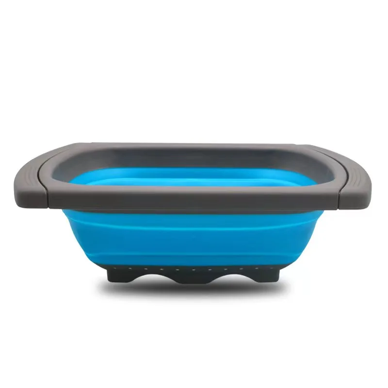 

Foldable washing fruit and vegetable basket