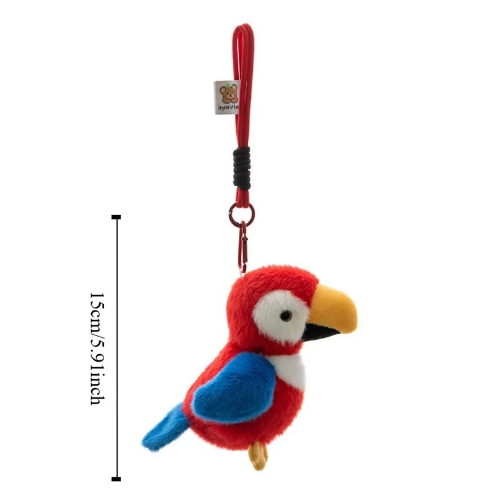 10 stijlen schattige dierenvogel sleutelhanger realistische simulatie vogel hanger mus kawaii harige vogels sleutelhangers tas hanger