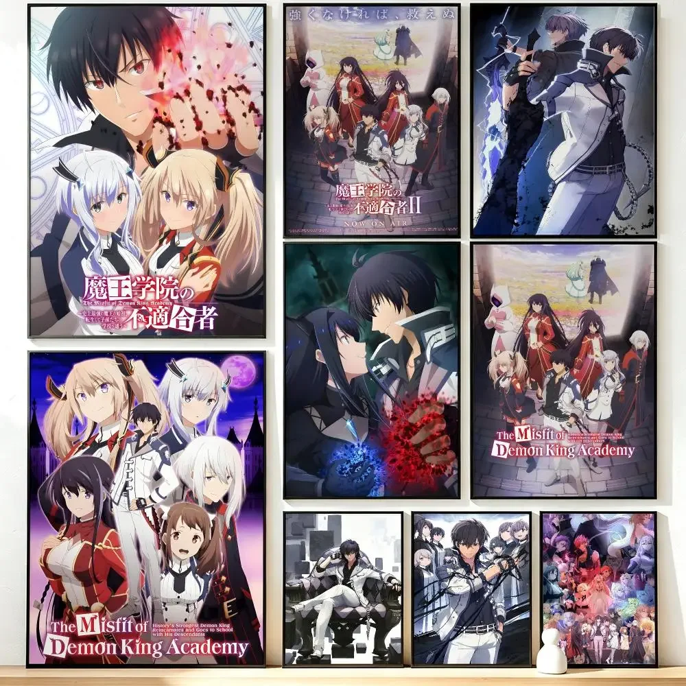 Modern Aesthetic Wall Art Poster anime The Misfit of Demon King Academy for Office Home Decor Interior Large Wall Picture Print