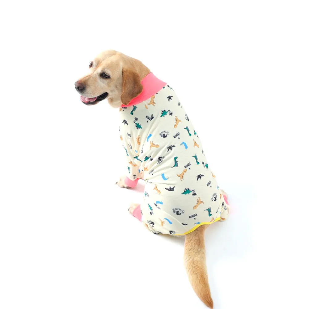 After Surgery Dog Recovery Onesie For Post Spay Body Suit for Male and Female Dogs Comfortable Pet Pajamas Jammies