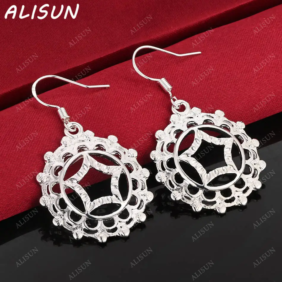 

ALISUN 925 Sterling Silver Design Star Earrings Drop Earrings Charm Trend Birthday Gifts Fashion Party Fine Jewelry