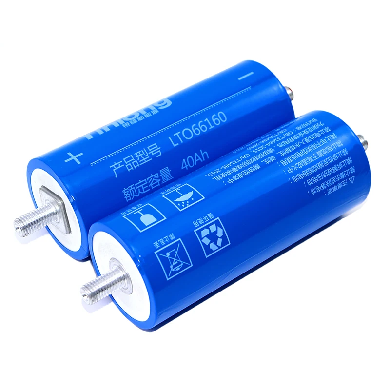 24pcs original Yinlong 2.3V 40Ah battery LTO66160 10C discharge DIY 12V 24V low temperature resistant lithium Titanate batteries