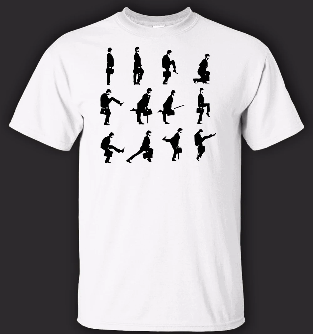 Funny Printed Men's Short-Sleeved Fashion Monty Python Silly Walks Montage Direct From Stockist T Shirt Making Digital Printing