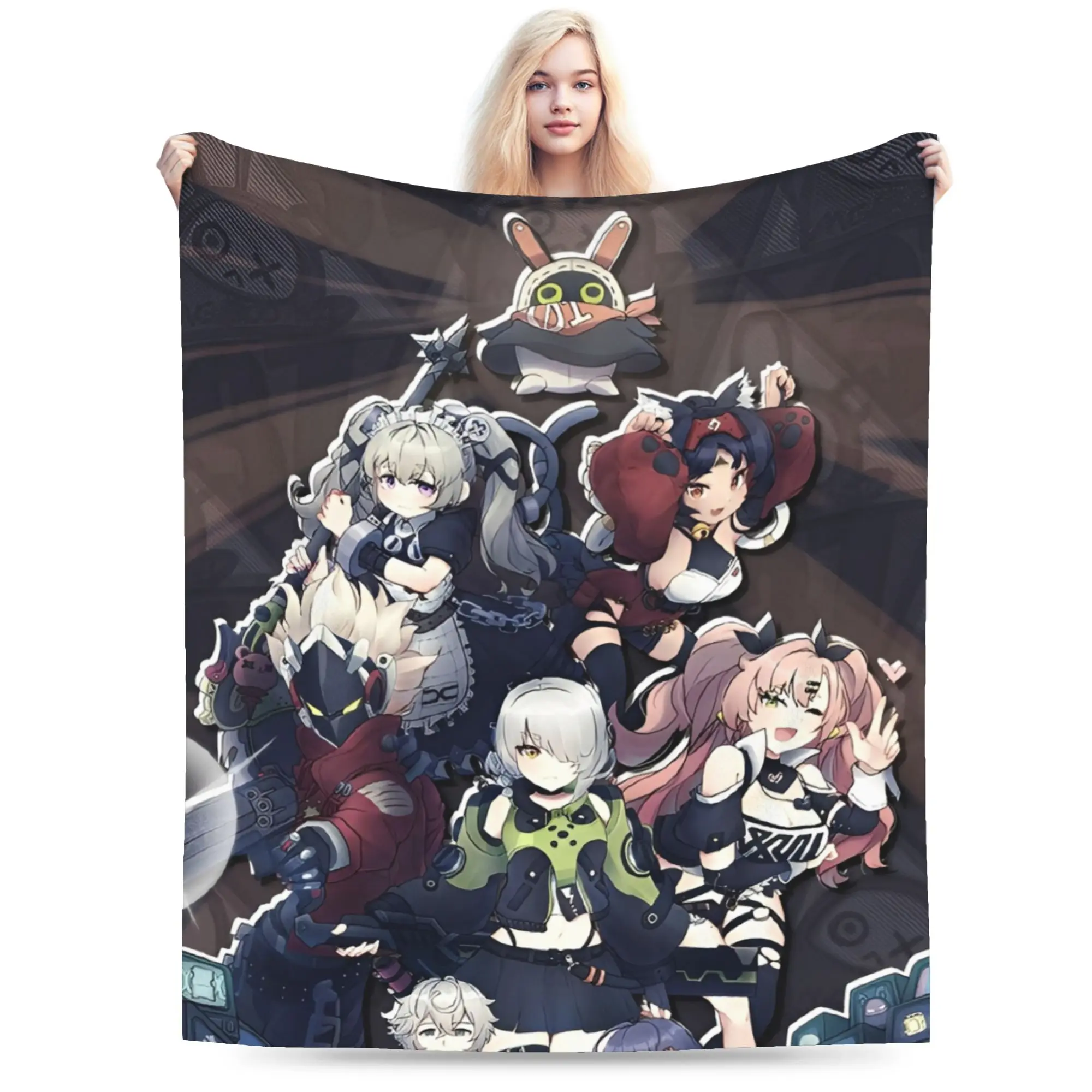 

Relax ZZZ Zenless Zone Zero Video game Blanket Accessories Sofa Decorative Blanket Throw Ultra-Soft Fleece for Bedroom
