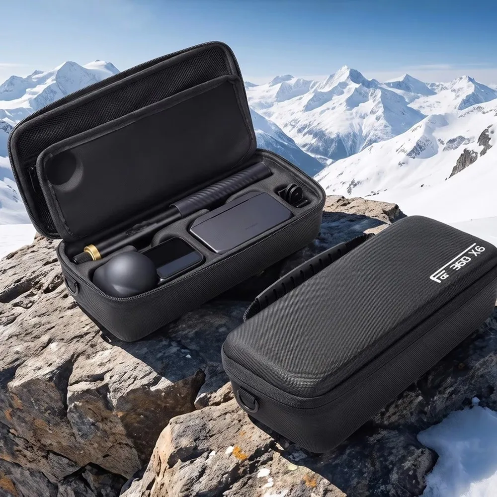 Portable Camera Carrying Case All In One Carry Handle Protective Storage Bag EVA Shockproof Handbag for Insta360 X6