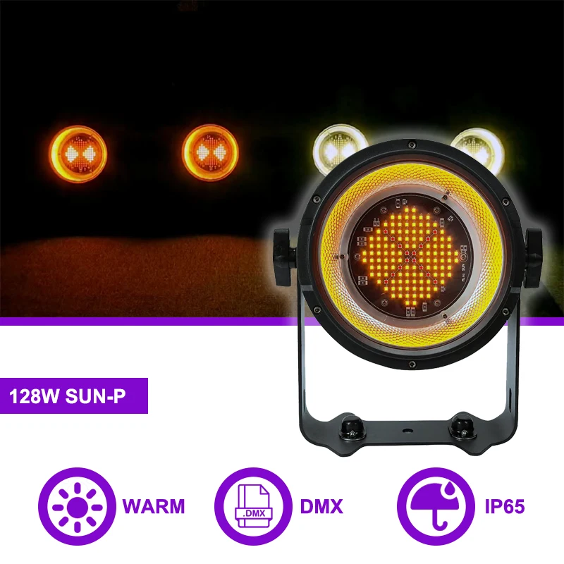 

Sunart 120W Waterproof Outdoor Par Stage Effect Lighting 120W Retro IP 65 Strobe DMX Fixture For DJ Disco Events Concerts Shows