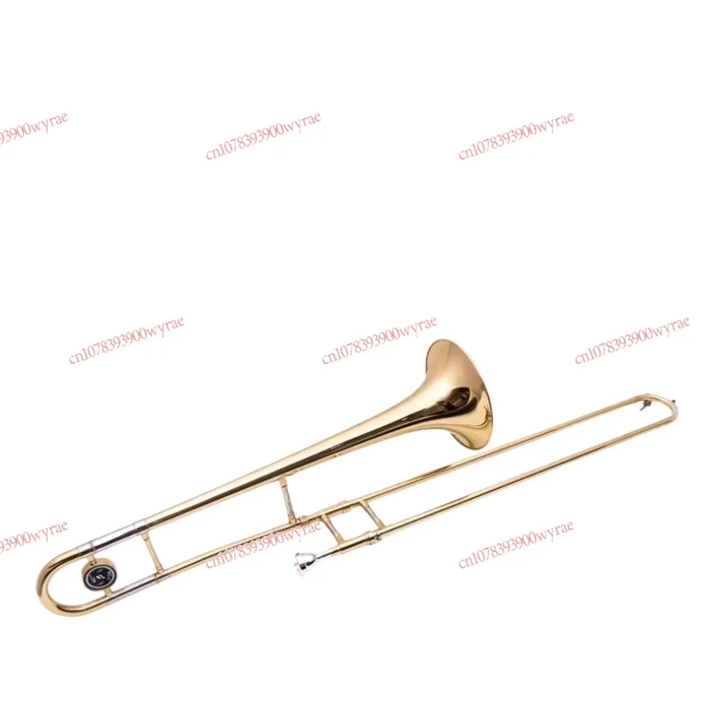 

Alto Trombone, Beginner B Flat Brass Lacquered Gold Trombone