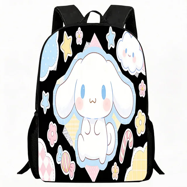 

Kids Bag Cute Puppy with Star and Cloud Print School Backpack Lightweight Breathable Children's Casual Daypack Adjustable Durabl