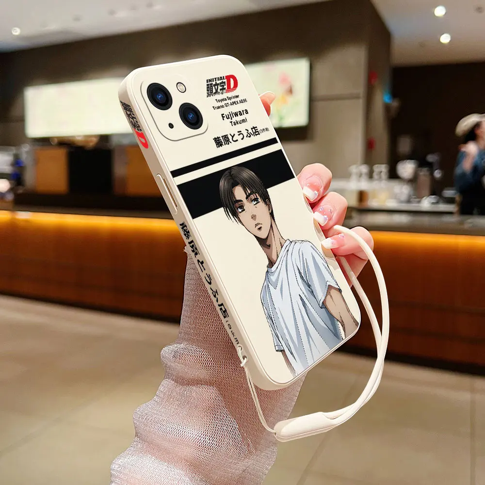 Anime Initial D Phone Case For Samsung Galaxy S24 S23 S22 S21 S20 Ultra Plus FE S10 S9 Note 20 10 Plus Silicone Cover