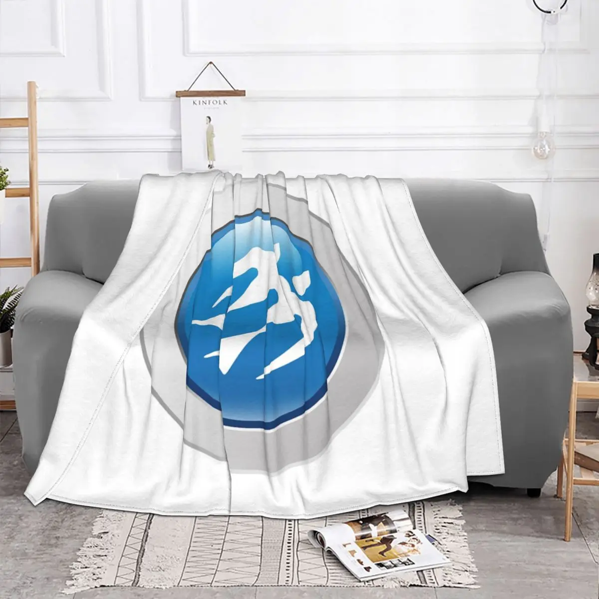 Knaus Caravan Blanket Soft Warm Flannel Throw Blanket Bedding for Bed Living room Picnic Travel Home Couch